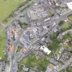 General oblique aerial view of Bo'ness town centre, taken from the SSW.
