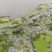 General oblique aerial view of Corbiehall area and town centre of Bo'Ness, taken from the S.