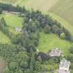Oblique aerial view of Gargunnock House and walled garden, taken from the SE.