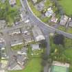 Oblique aerial view of Lochmaben Parish Church, taken from the S.