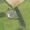 Oblique aerial view of Shortrigg Farmhouse, taken from the W.