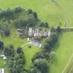 Oblique aerial view of Carnsalloch House, taken from the ENE.