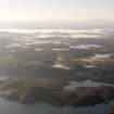 General oblique aerial view of Rubh' a' Bhaig Uaine, Loch Buaile Bhig, Loch Nan Deareag and the Lochs area, south of Stornoway, Lewis, taken from the NNE.
