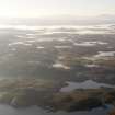 General oblique aerial view of Rubh' a' Bhaig Uaine, Loch Buaile Bhig, Loch Nan Deareag and the Lochs area, south of Stornoway, Lewis, taken from the NNE.