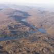 General oblique aerial view of Eisgein, Loch Eisgein and Glen Ceothadal, Lewis, taken from the E.