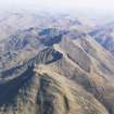 General oblique aerial view of the Five Sisters of Kintail, centred on NG 9782 1668, taken from the NNW.