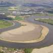 General oblique aerial view of the River Forth and Tullibody, Stirling, taken from the SW.