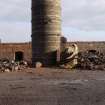 View from west of west side of the 1964 gas-fired Hoffmann Continuous Kiln centred at NS94470 67952. This kiln could hold 380,000 bricks in total.