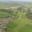 Oblique aerial view of Carnwath Golf Course, taken from the NNE.