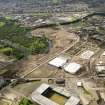 General oblique aerial view of Glasgow Commonwealth Games Site, taken from the NE.