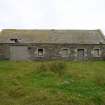View of outbuilding at Hall of Clestrain House, Orkney.