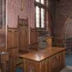 South Transept Memorial Chapel with furnishings by Sir D Y Cameron of 1933 brought from Finnart Church in 1978