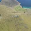 General oblique aerial view of St Kilda, centred on Mullach Mor Radar Station, taken from the NW.