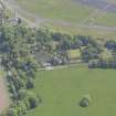 Oblique aerial view of Earlshall, taken from the W.