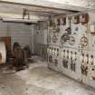 Interior. View of turbine and switchgear.