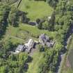 Oblique aerial view of Luffness House, taken from the E.