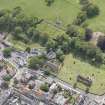 Oblique aerial view of North Berwick Old Parish Church, taken from the N.