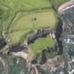 Oblique aerial view of Tantallon Castle, taken from the ENE.