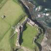 Oblique aerial view of Tantallon Castle, taken from the SSE.
