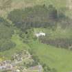 Oblique aerial view of Glendevon Castle, taken from the SSE.