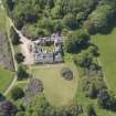 Oblique aerial view of Blair Adam Country House, taken from the E.
