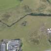 Oblique aerial view of Caisteal Dubh, taken from the SW.