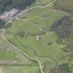 Oblique aerial view of Dryhope Tower, taken from the NE.