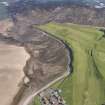 General oblique aerial view of Dunbar, Winterfield Golf Club, looking NE.