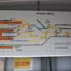 Interior. Signal Box. One of four images showing signal diagram.
