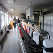 Interior. Signal Box. Lever Frame (96 levers) by Stevens, Glasgow Pattern.