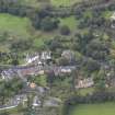 General oblique aerial view of Inveresk Village Road centred on the Manor House, looking to the SW.