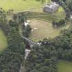 General oblique aerial view of Dalkeith House with adajacent Montague Bridge, looking to the S.