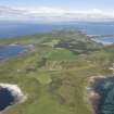 General oblique aerial view of the Isle of Gigha and Sound of Gigha, looking NNE.