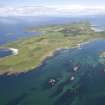 General oblique aerial view of the Isle of Gigha and Sound of Gigha, looking N.