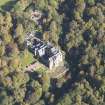 Oblique aerial view of Dalzell House, taken from the SW.