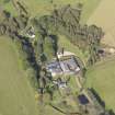 Oblique aerial view of Terpersie Castle, taken from the SE.