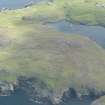 General oblique aerial view of North Ward, Out Skerries, looking SE.