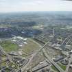 General oblique aerial view of Glasgow centred on the M74 extension at Rutherglen, looking to the SW.