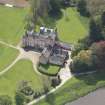 Oblique aerial view of Monymusk House, looking to the WSW.
