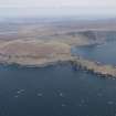 General oblique aerial view of Waterstein and Neist Point, looking ESE.