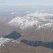 General oblique aerial view of the Five Sisters, Kintail, looking NE.