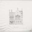 Elevation to Castle Street
Orig. Burgh Architects Office 11 High St. Inverness