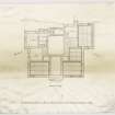 Basement plan
Orig. Burgh Architects Office 11 High St. Inverness
