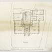Ground plan
Orig. Burgh Architects Office 11 High St. Inverness