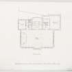 First floor plan
Orig. Burgh Architects Office 11 High St. Inverness