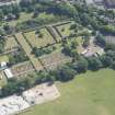 General oblique aerial view of Saughton Park and Gardens, looking S.