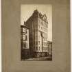 Photographic view of front elevation.
Annotated on reverse '"The Lion Chambers" Glasgow.
Signed 'Annan 6.276' and on reverse 'Salmon, Son & Gillespie, Glasgow.  Architects'.