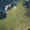 Oblique aerial view of the lighthouse and St Flannan's chapel on Eilean Mor, Flannan Isles, looking to the NE.