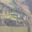 General oblique aerial view of Skelmorlie Castle, lookingt o the E.