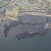 Oblique aerial view of the bay at Limekilns, looking NNE.